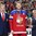 COLOGNE, GERMANY - MAY 21: Russia's Sergei Andronov #11 accepts the third place trophy from IIHF Lifetime member Shoichi Tomita and IIHF Council Member Vladislav Tretiak after a 5-3 bronze medal game win over Finland at the 2017 IIHF Ice Hockey World Championship. (Photo by Andre Ringuette/HHOF-IIHF Images)

